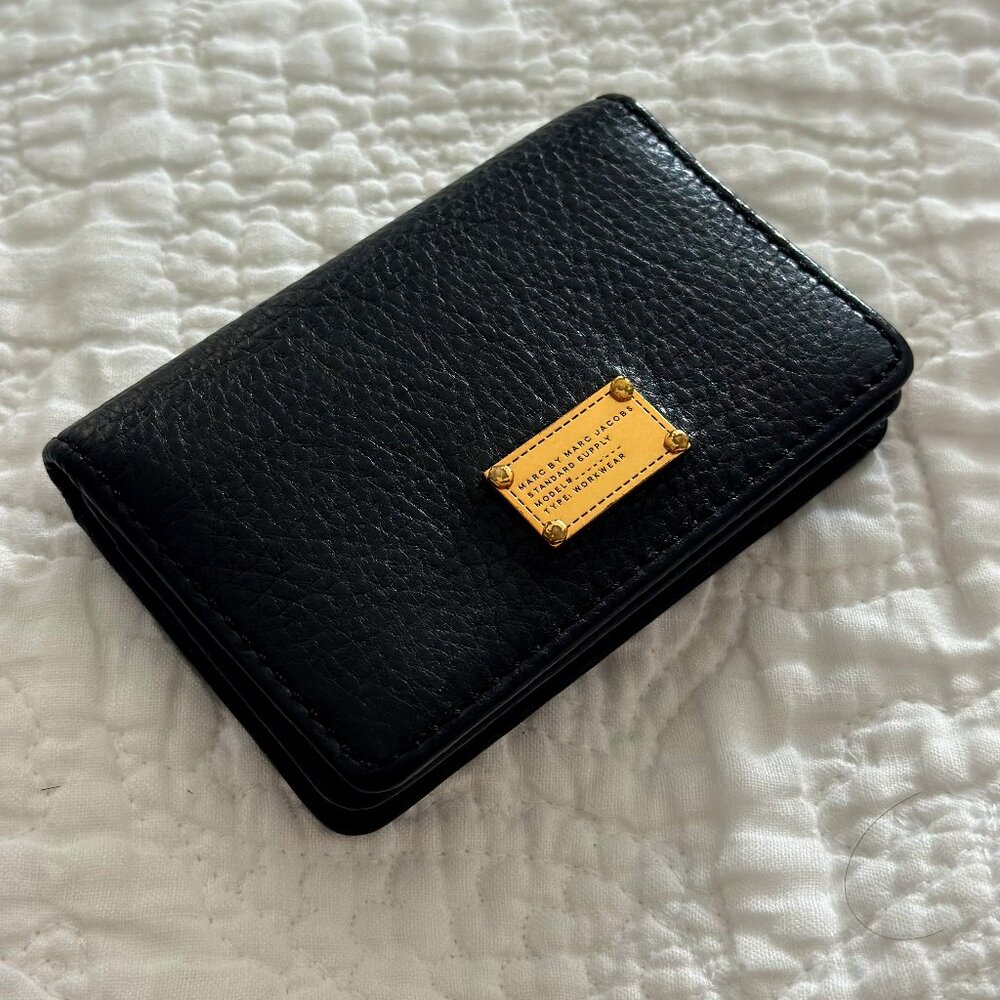 Small Marc by Marc Jacobs Black Leather Wallet